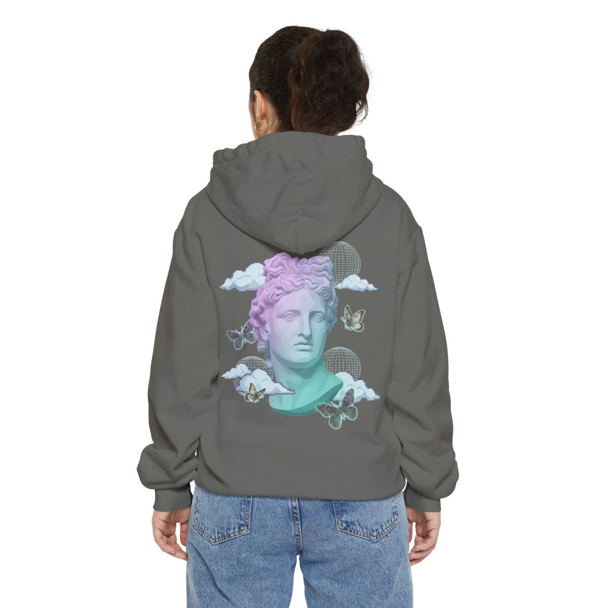 Color: Grey | Dreamscape Garment-Dyed Hoodie