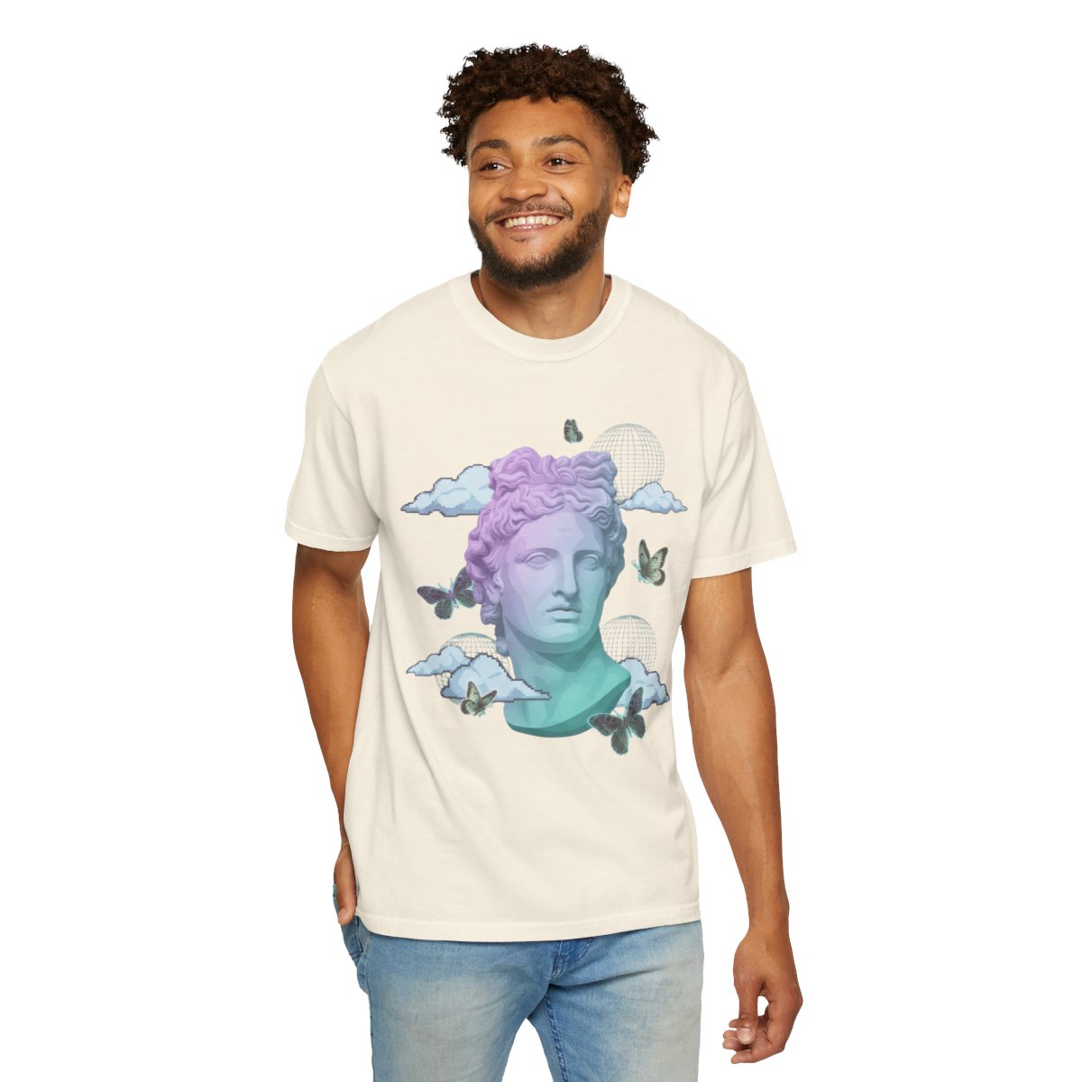 Color: Ivory | Dreamscape Unisex Garment-Dyed Tee