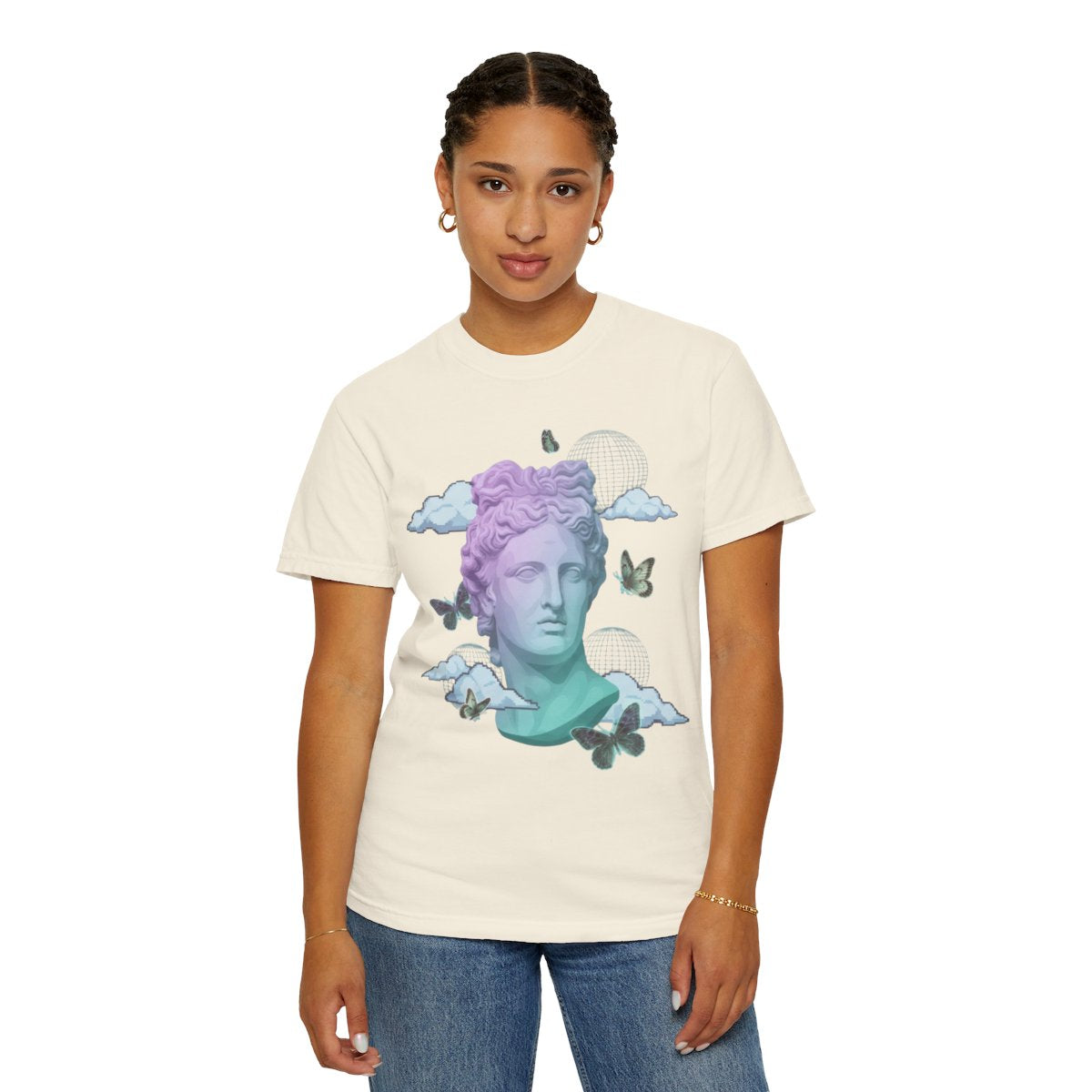 Color: Ivory | Dreamscape Unisex Garment-Dyed Tee