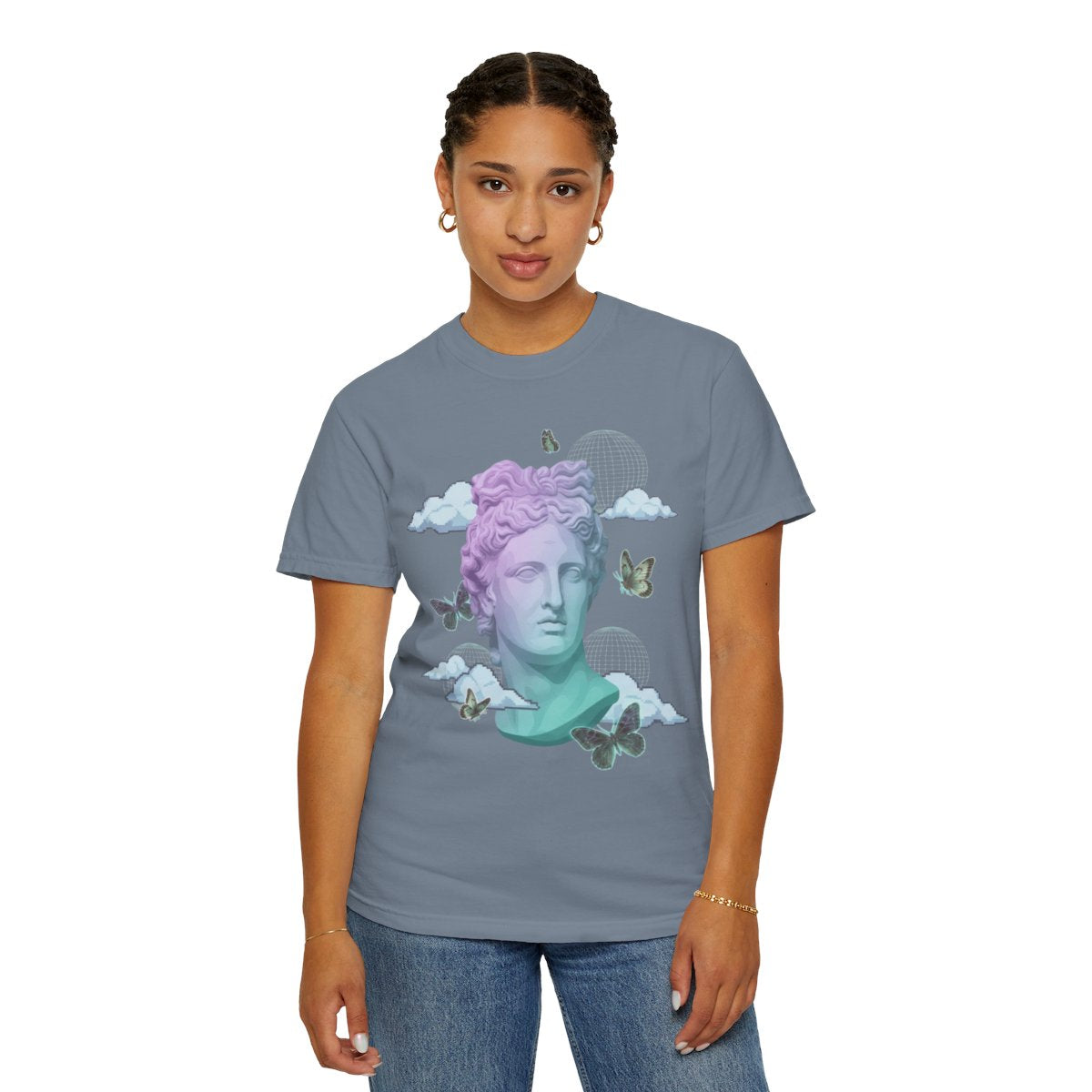 Color: Blue Jean | Dreamscape Unisex Garment-Dyed Tee