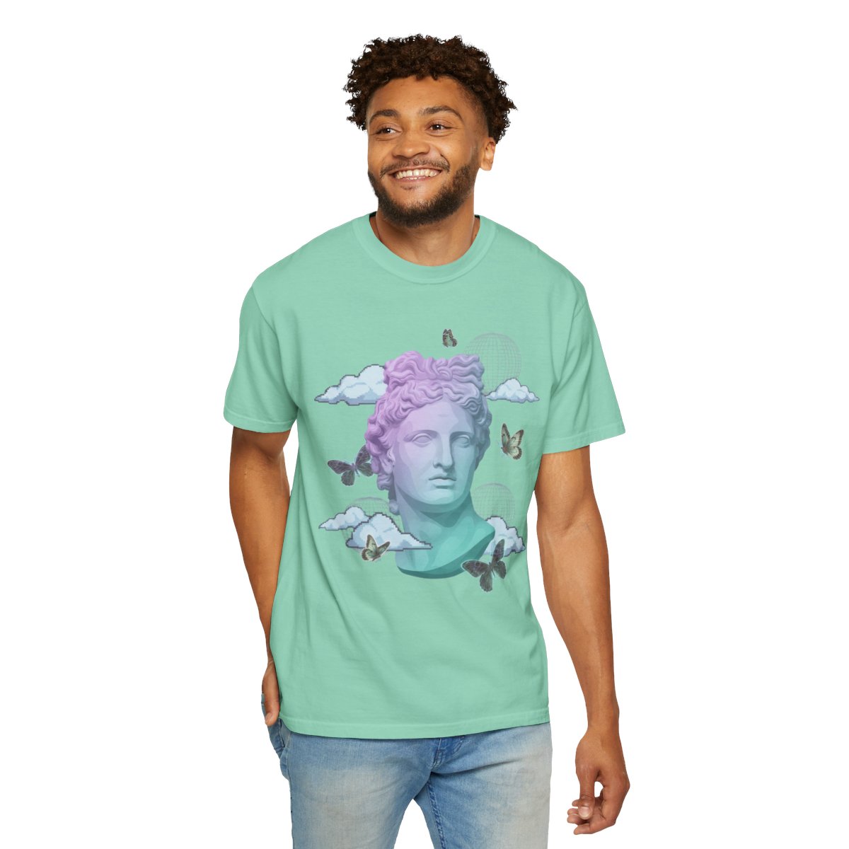 Color: Island Reef | Dreamscape Unisex Garment-Dyed Tee