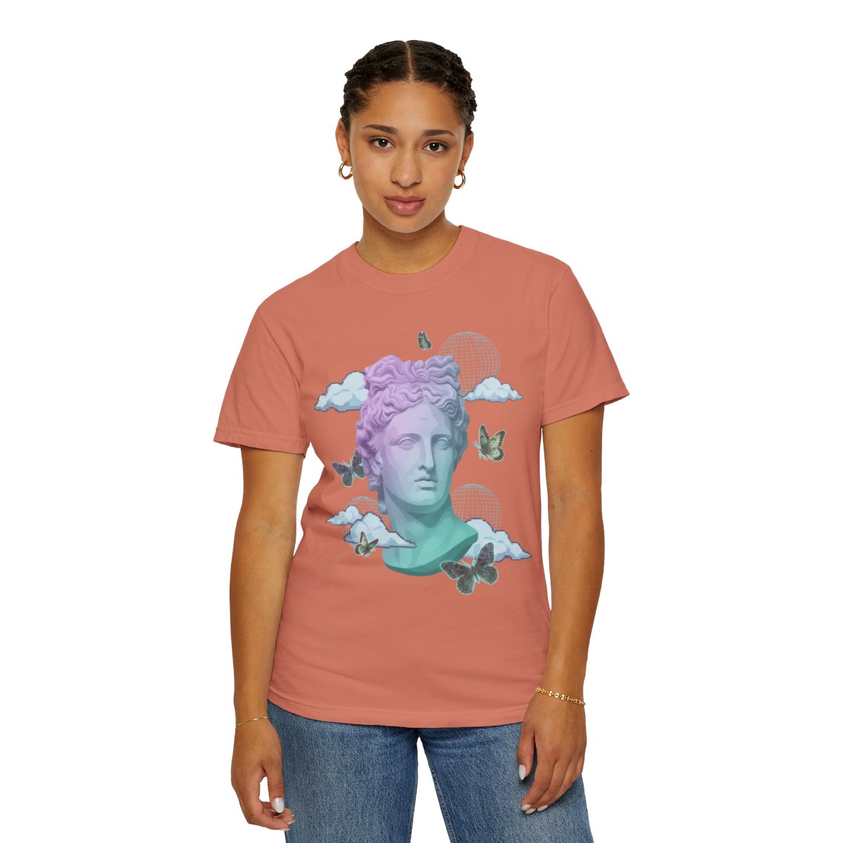 Color: Terracotta | Dreamscape Unisex Garment-Dyed Tee