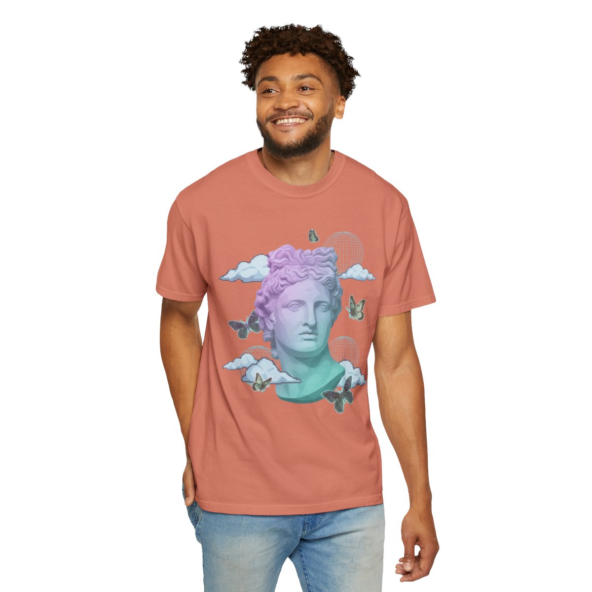 Color: Terracotta | Dreamscape Unisex Garment-Dyed Tee