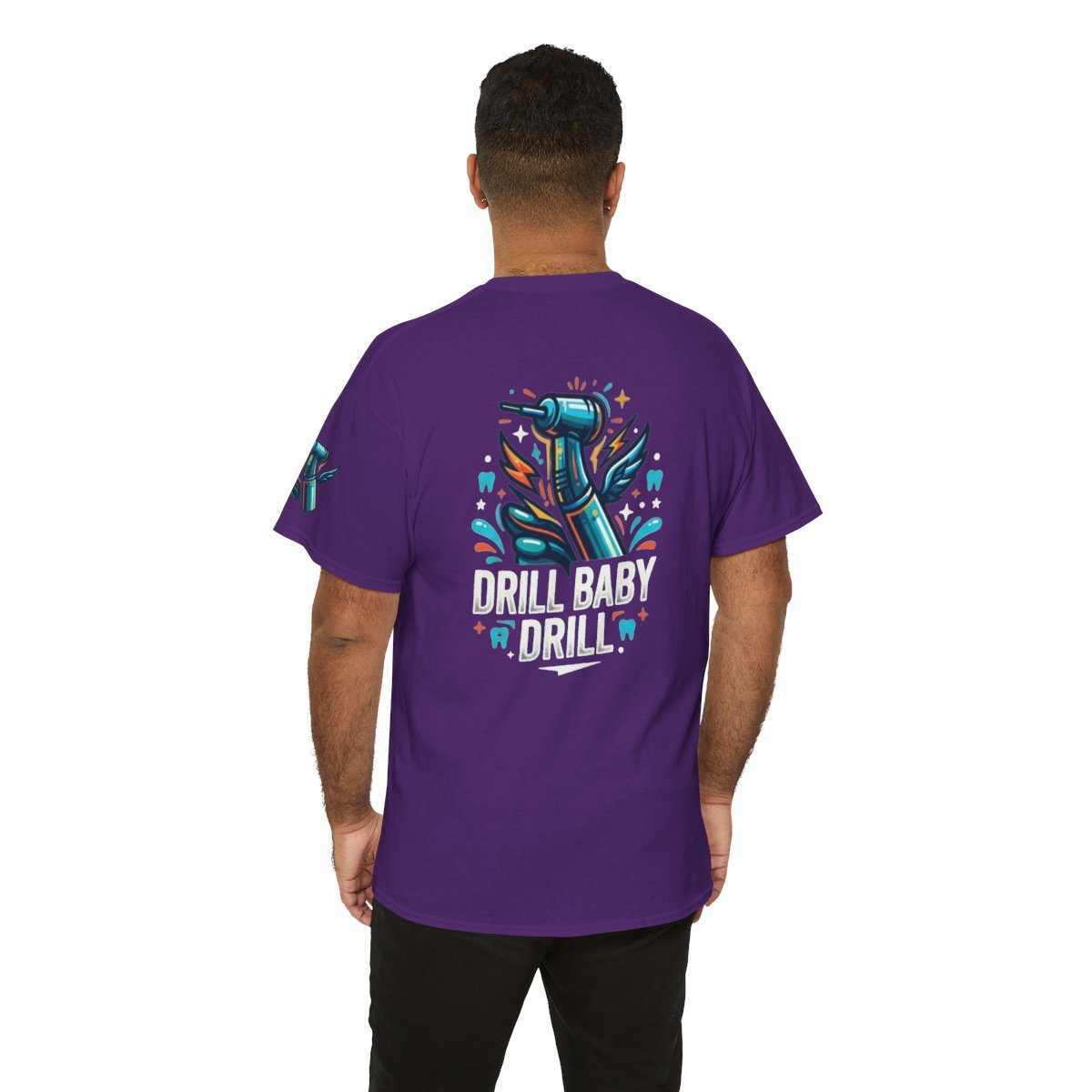 Color: Purple | Drill Baby Drill Premium Graphic Tee