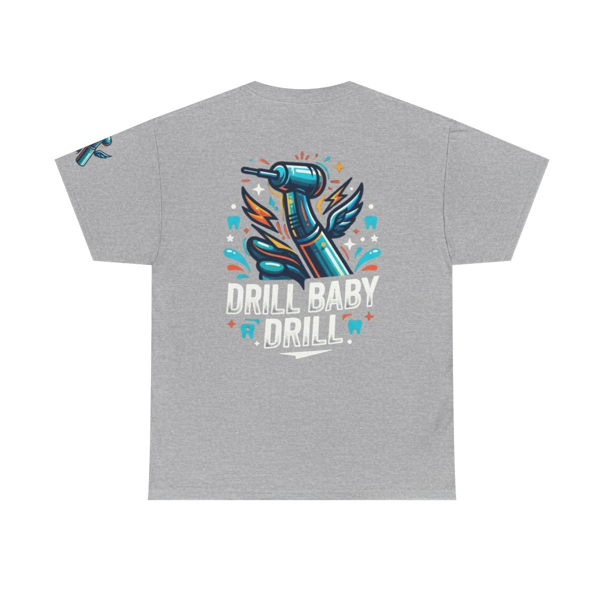 Color: Sport Grey | Drill Baby Drill Premium Graphic Tee