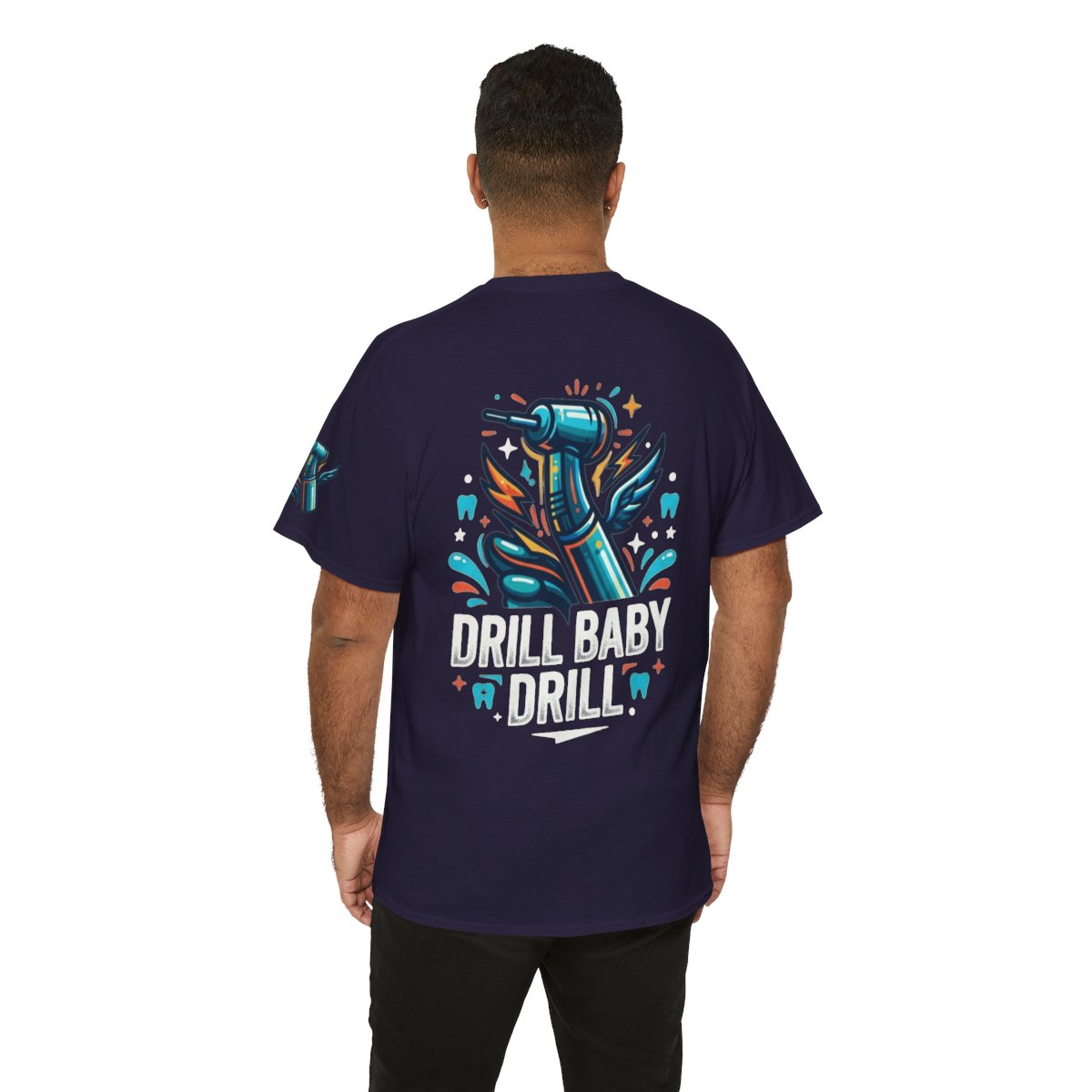 Color: Blackberry | Drill Baby Drill Premium Graphic Tee