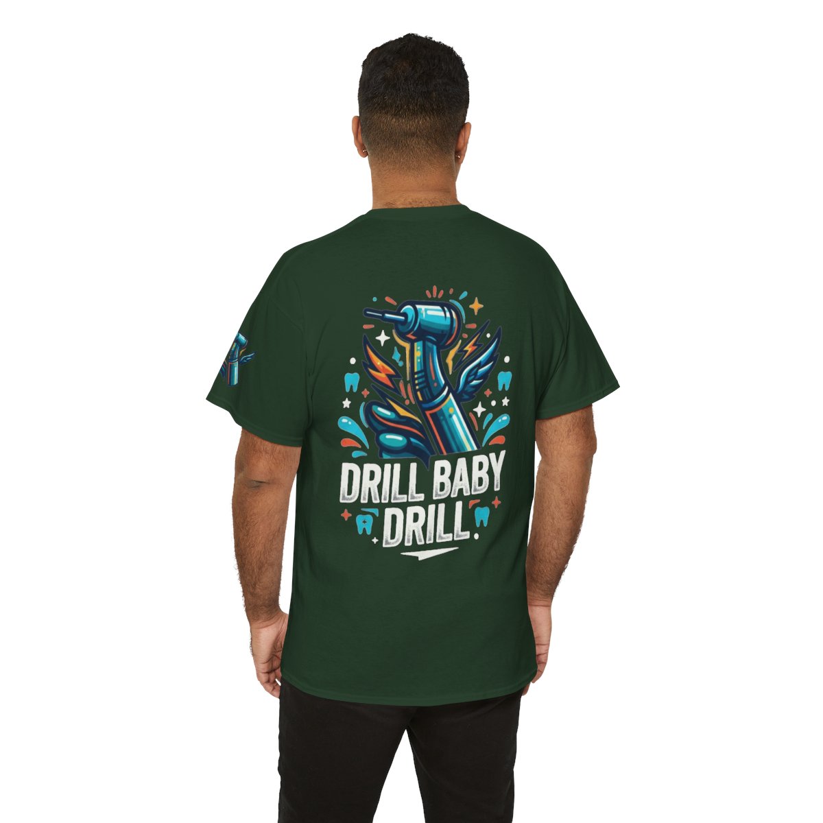 Color: Forest Green | Drill Baby Drill Premium Graphic Tee