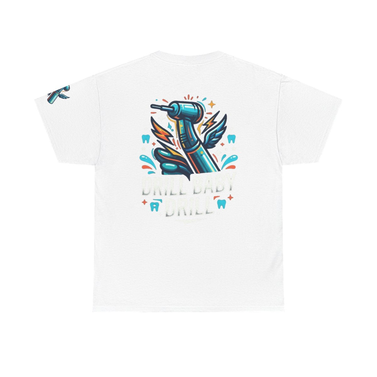 Color: White | Drill Baby Drill Premium Graphic Tee