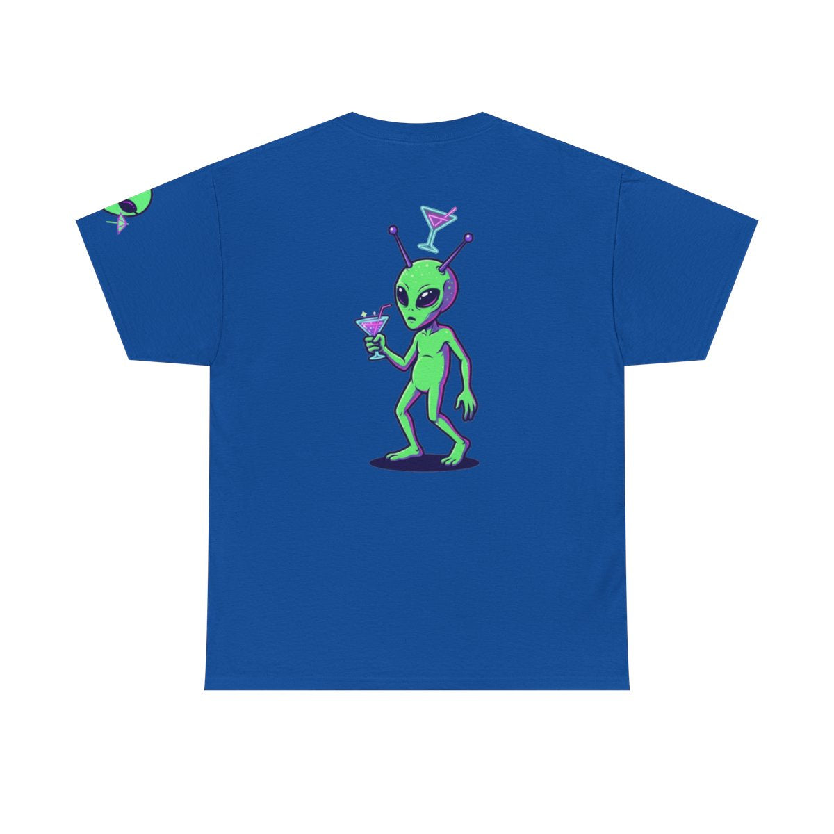Color: Royal | Drunk Alien Premium Graphic Tee