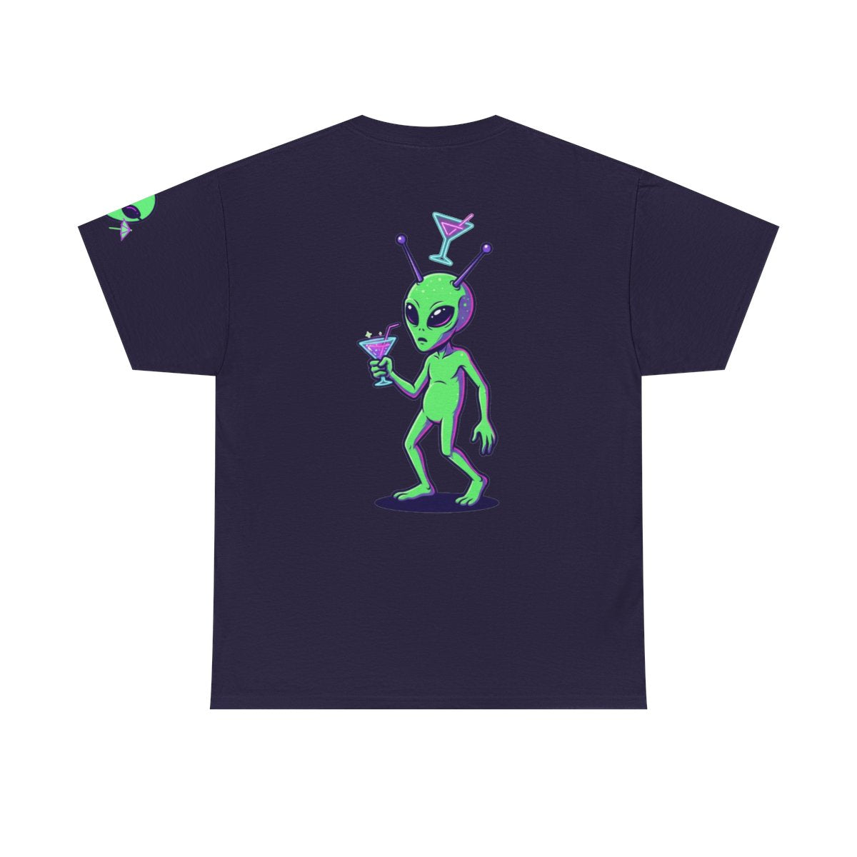 Color: Blackberry | Drunk Alien Premium Graphic Tee