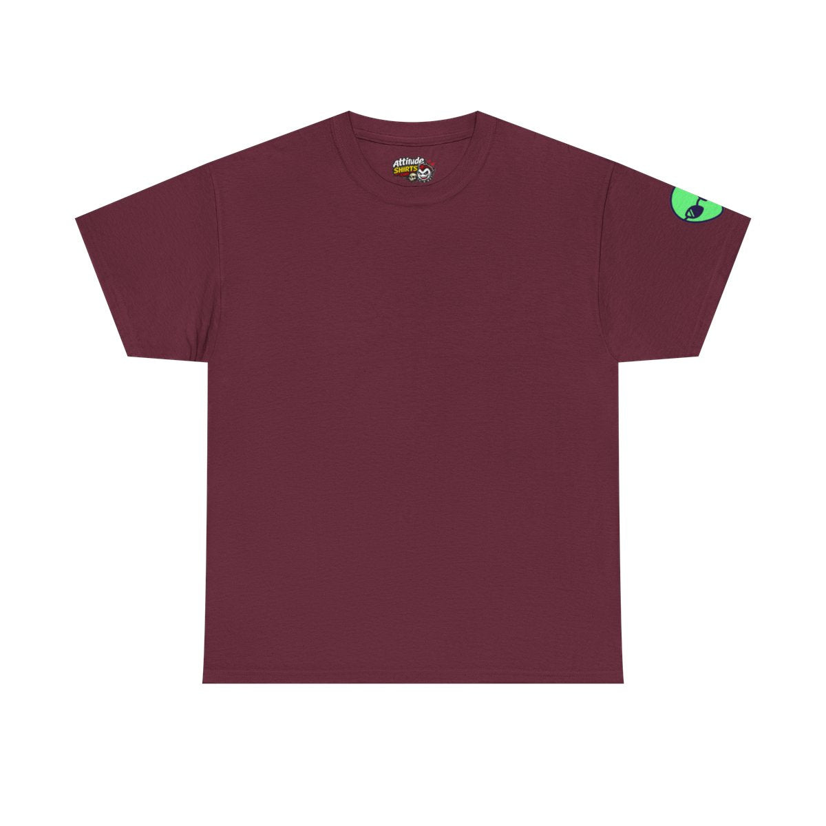 Color: Maroon | Drunk Alien Premium Graphic Tee