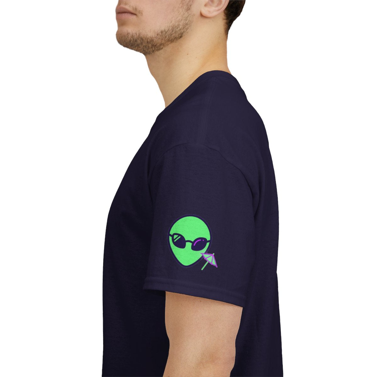 Color: Blackberry | Drunk Alien Premium Graphic Tee