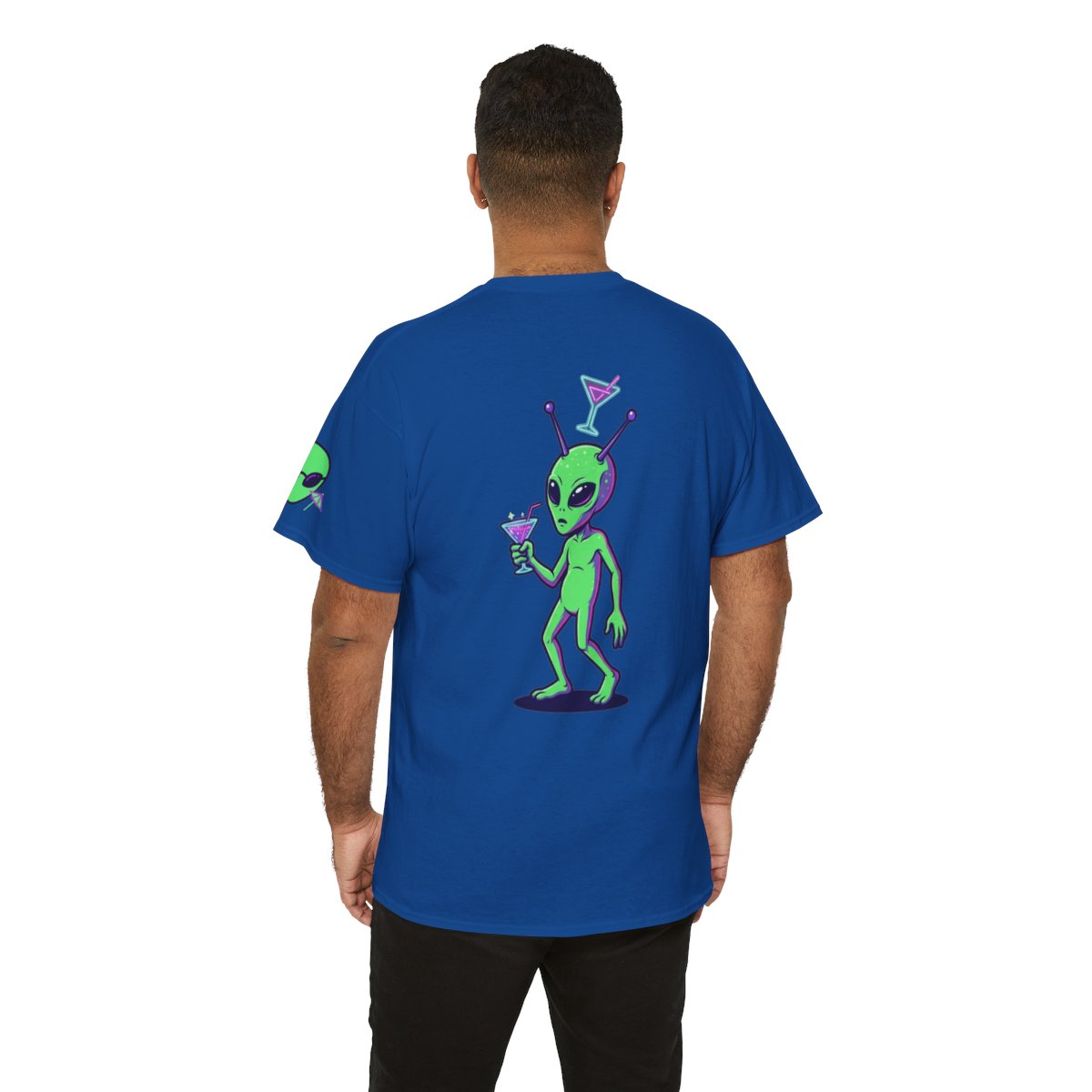 Color: Royal | Drunk Alien Premium Graphic Tee
