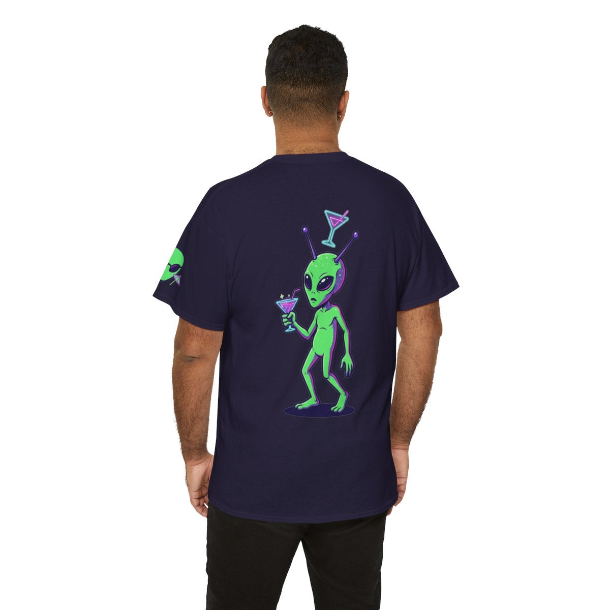 Color: Blackberry | Drunk Alien Premium Graphic Tee