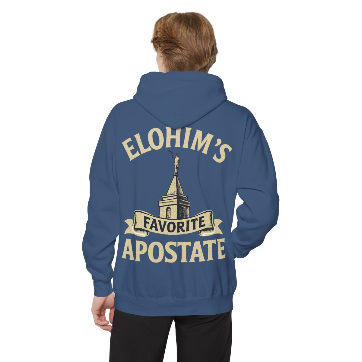 Color: True Navy | Elohim Favorite Apostate Garment-Dyed Hoodie