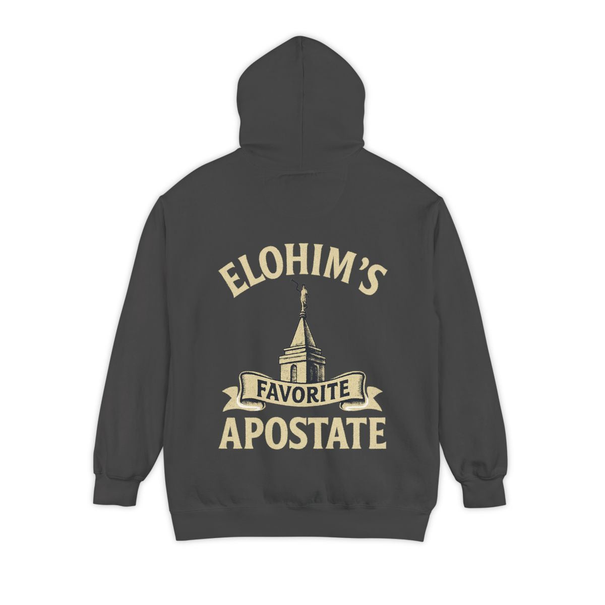 Color: Pepper | Elohim Favorite Apostate Garment-Dyed Hoodie