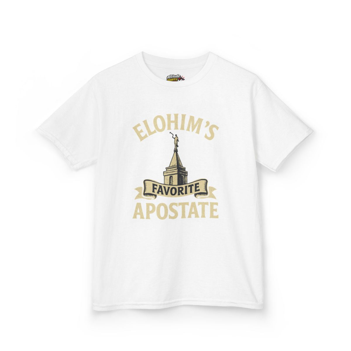 Color: White | Elohim Favorite Apostate Kids Tee