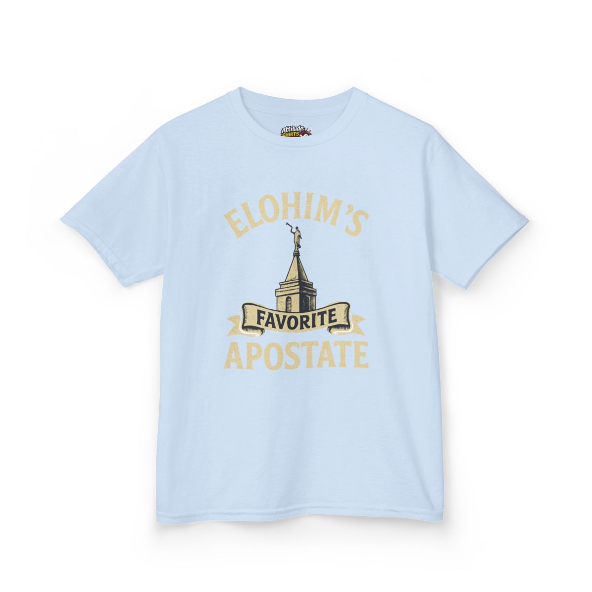 Color: Light Blue | Elohim Favorite Apostate Kids Tee