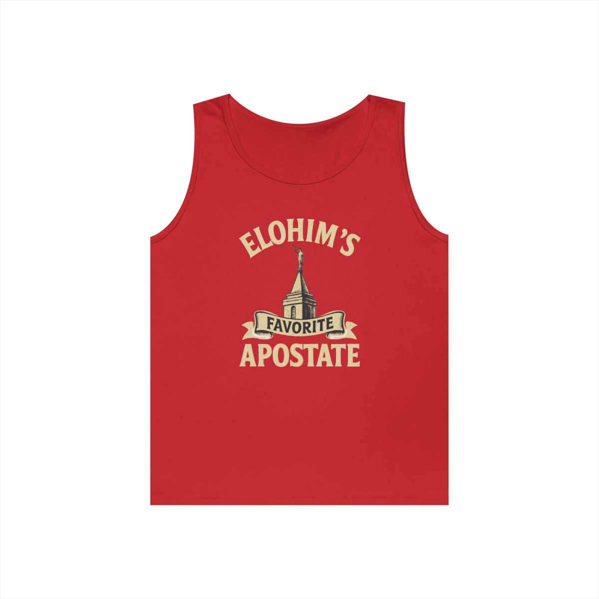 Color: Red | Elohim Favorite Apostate Tank Top