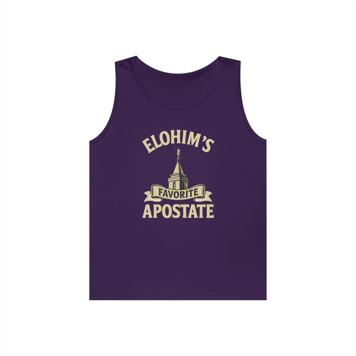Color: Purple | Elohim Favorite Apostate Tank Top