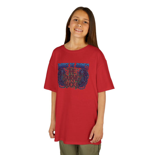 Color: Red | Embrace the Journey - The Journey Sucks Kids Tee