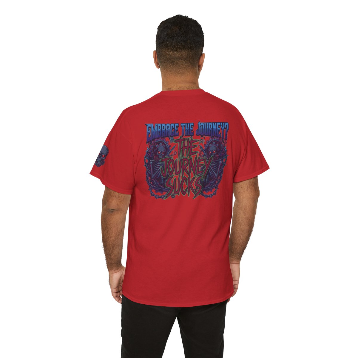 Color: Red | Embrace the Journey - The Journey Sucks Premium Graphic Tee