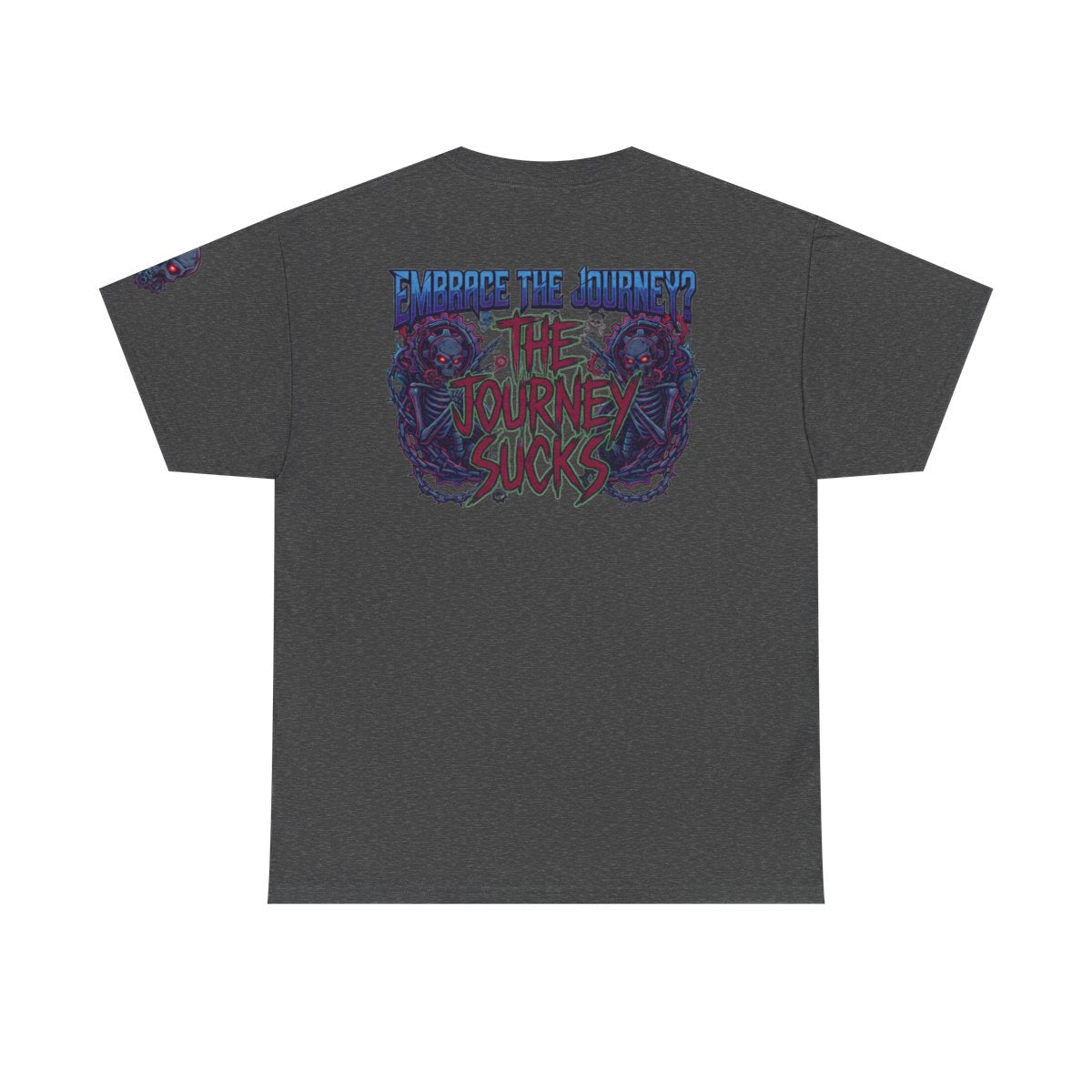 Color: Dark Heather | Embrace the Journey - The Journey Sucks Premium Graphic Tee