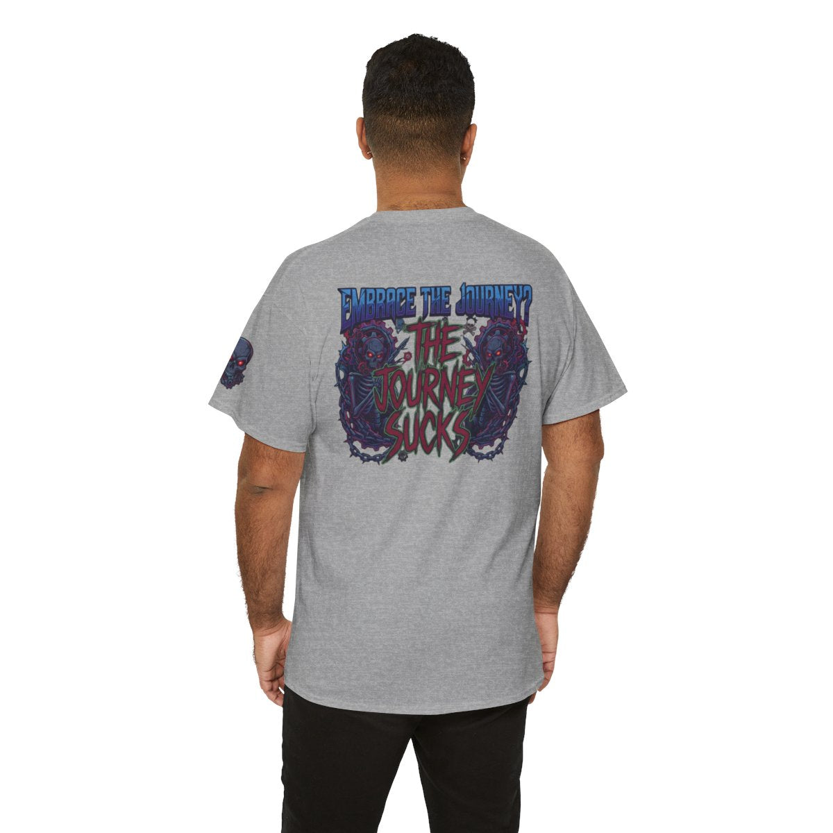 Color: Sport Grey | Embrace the Journey - The Journey Sucks Premium Graphic Tee