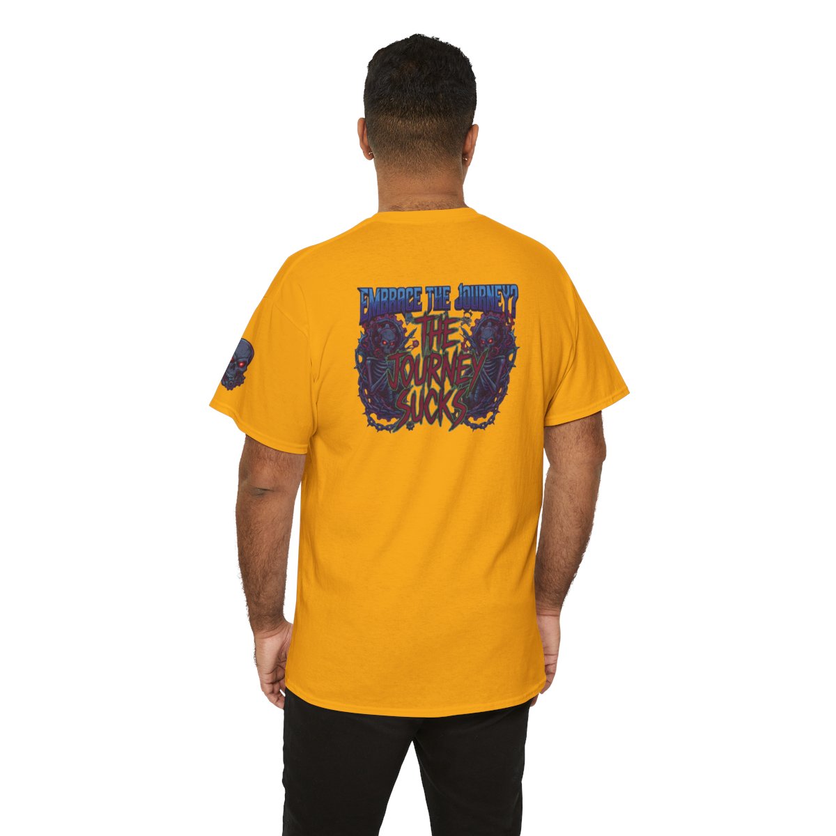 Color: Gold | Embrace the Journey - The Journey Sucks Premium Graphic Tee