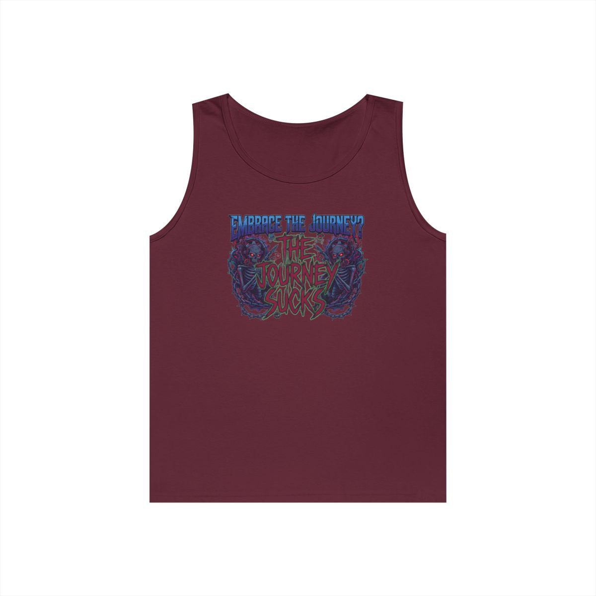 Color: Maroon | Embrace the Journey - The Journey Sucks Tank Top