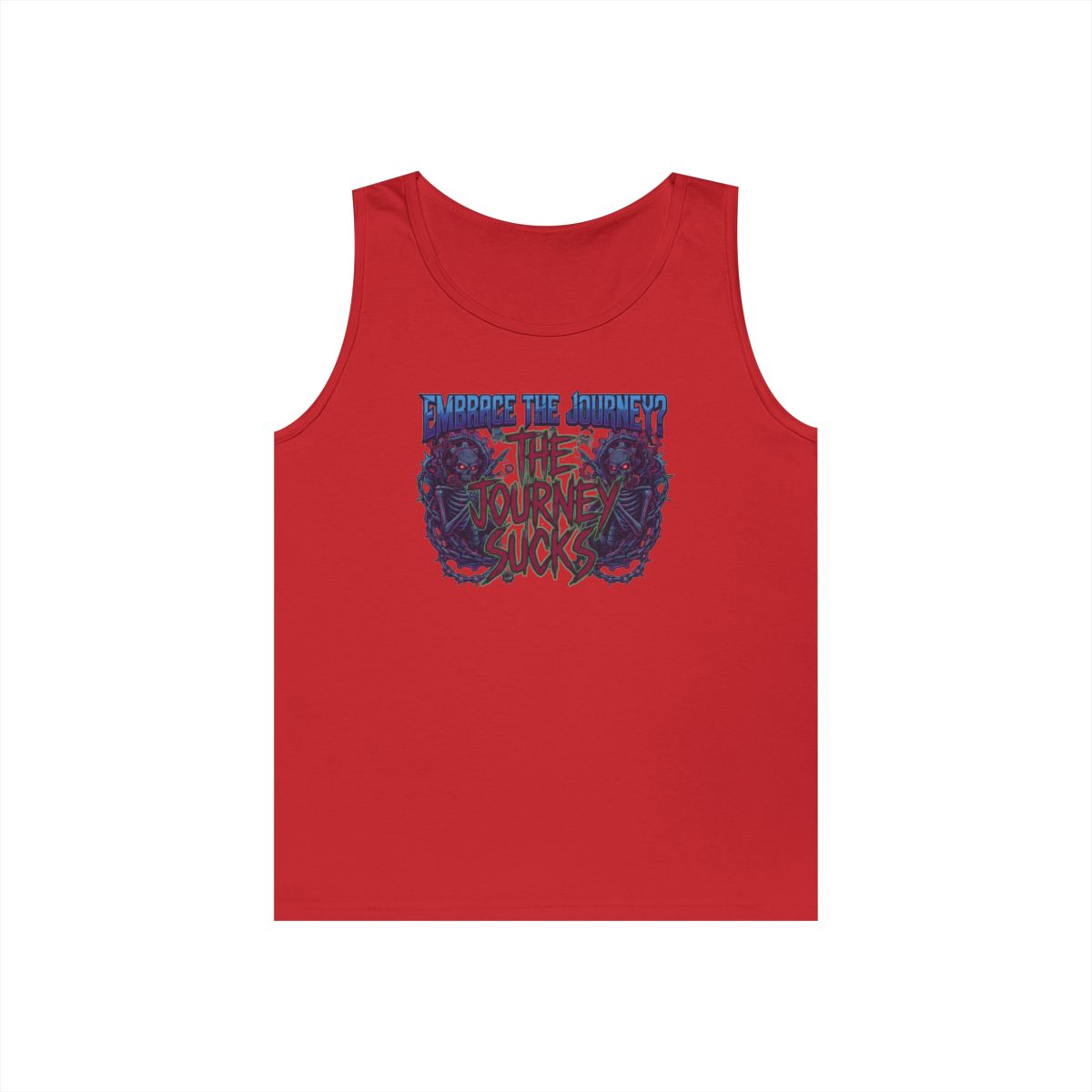 Color: Red | Embrace the Journey - The Journey Sucks Tank Top