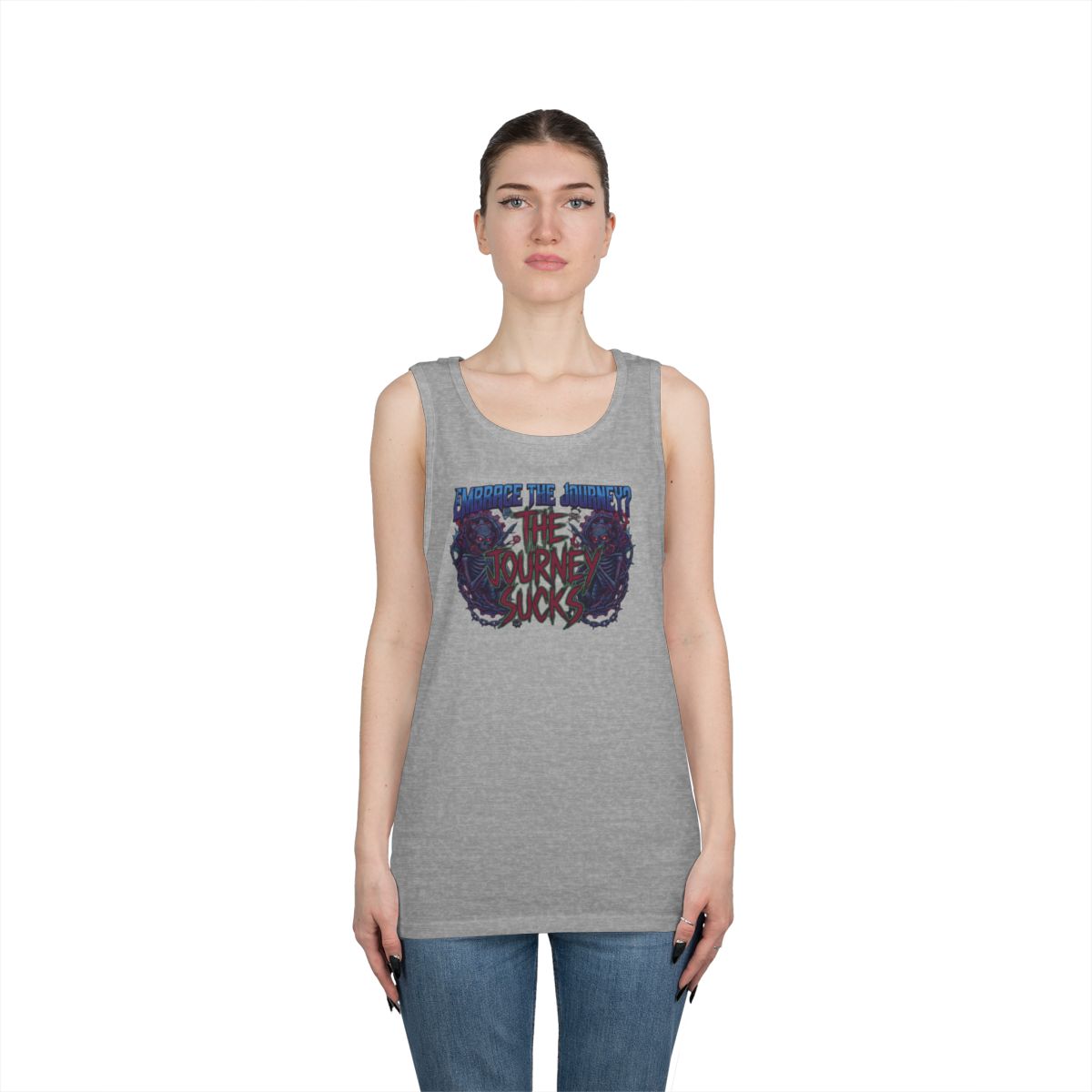 Color: Sport Grey | Embrace the Journey - The Journey Sucks Tank Top