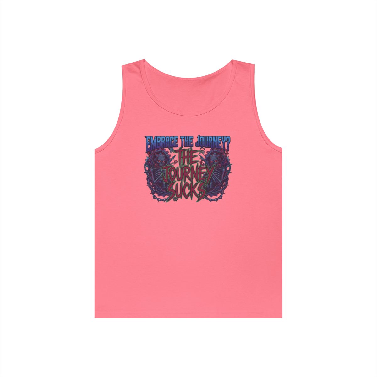 Color: Safety Pink | Embrace the Journey - The Journey Sucks Tank Top