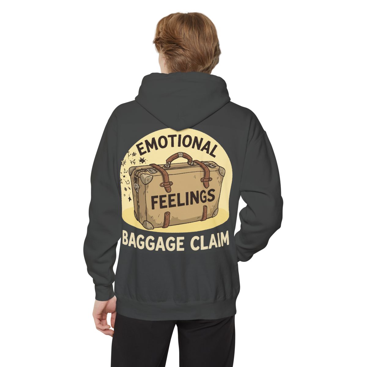 Color: Pepper | Emotional Baggage Claim Garment-Dyed Hoodie