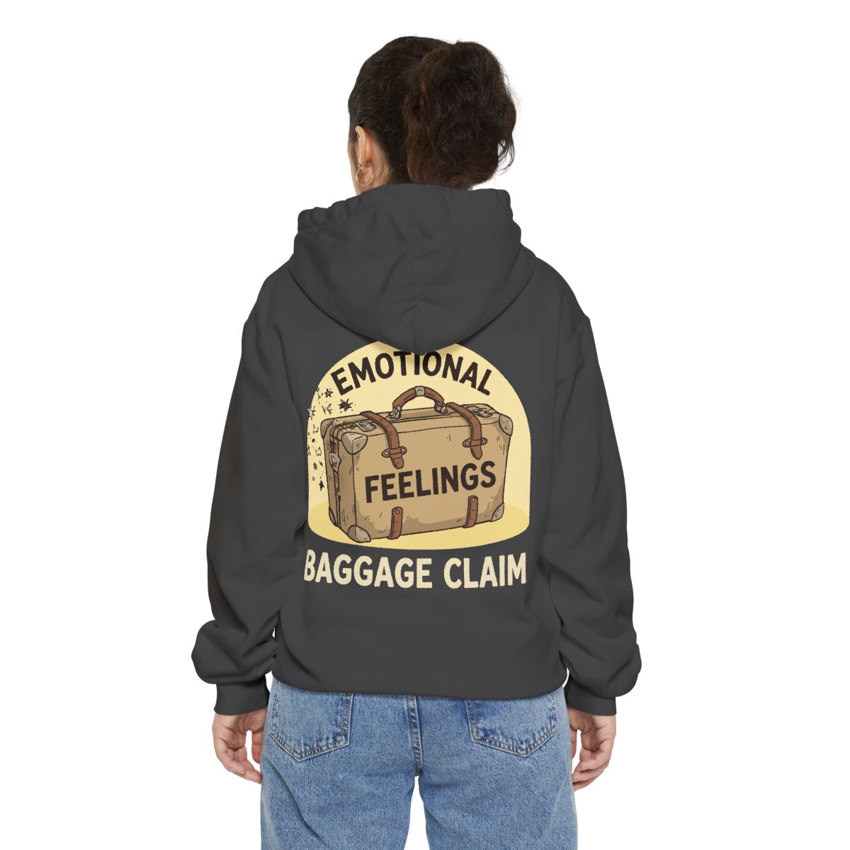 Color: Pepper | Emotional Baggage Claim Garment-Dyed Hoodie