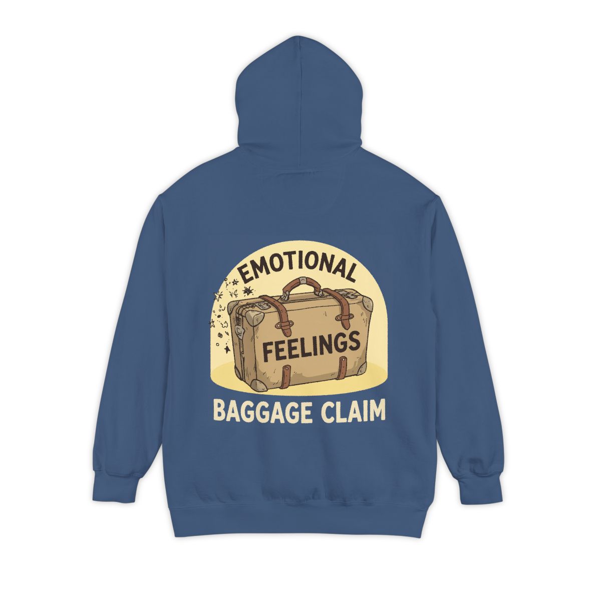 Color: True Navy | Emotional Baggage Claim Garment-Dyed Hoodie