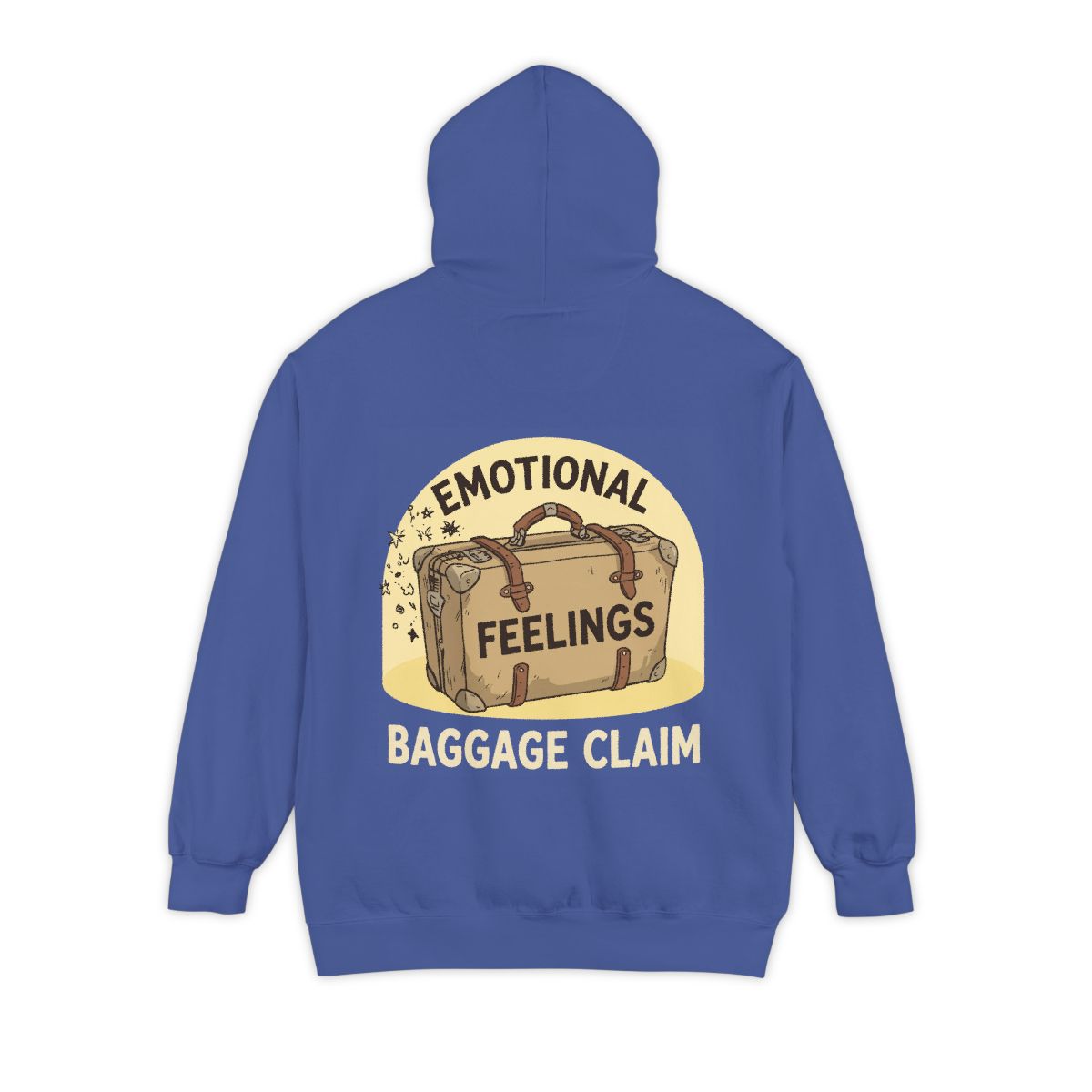 Color: Flo Blue | Emotional Baggage Claim Garment-Dyed Hoodie