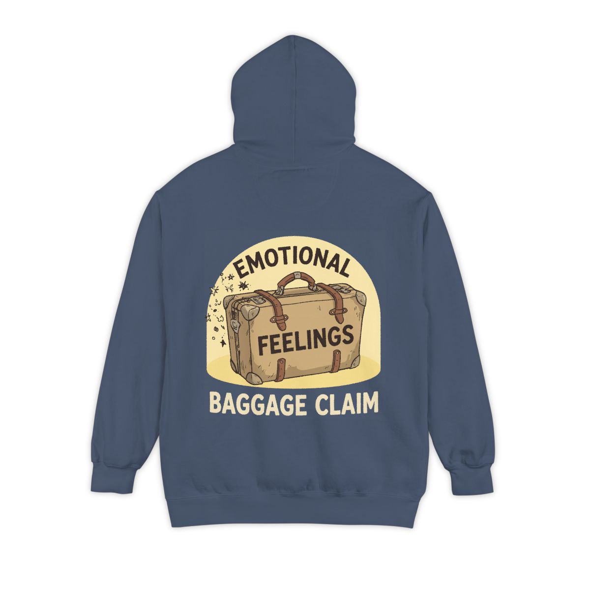Color: Denim | Emotional Baggage Claim Garment-Dyed Hoodie