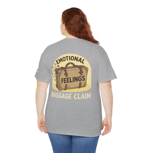 Color: Sport Grey | Emotional Baggage Claim Premium Graphic Tee