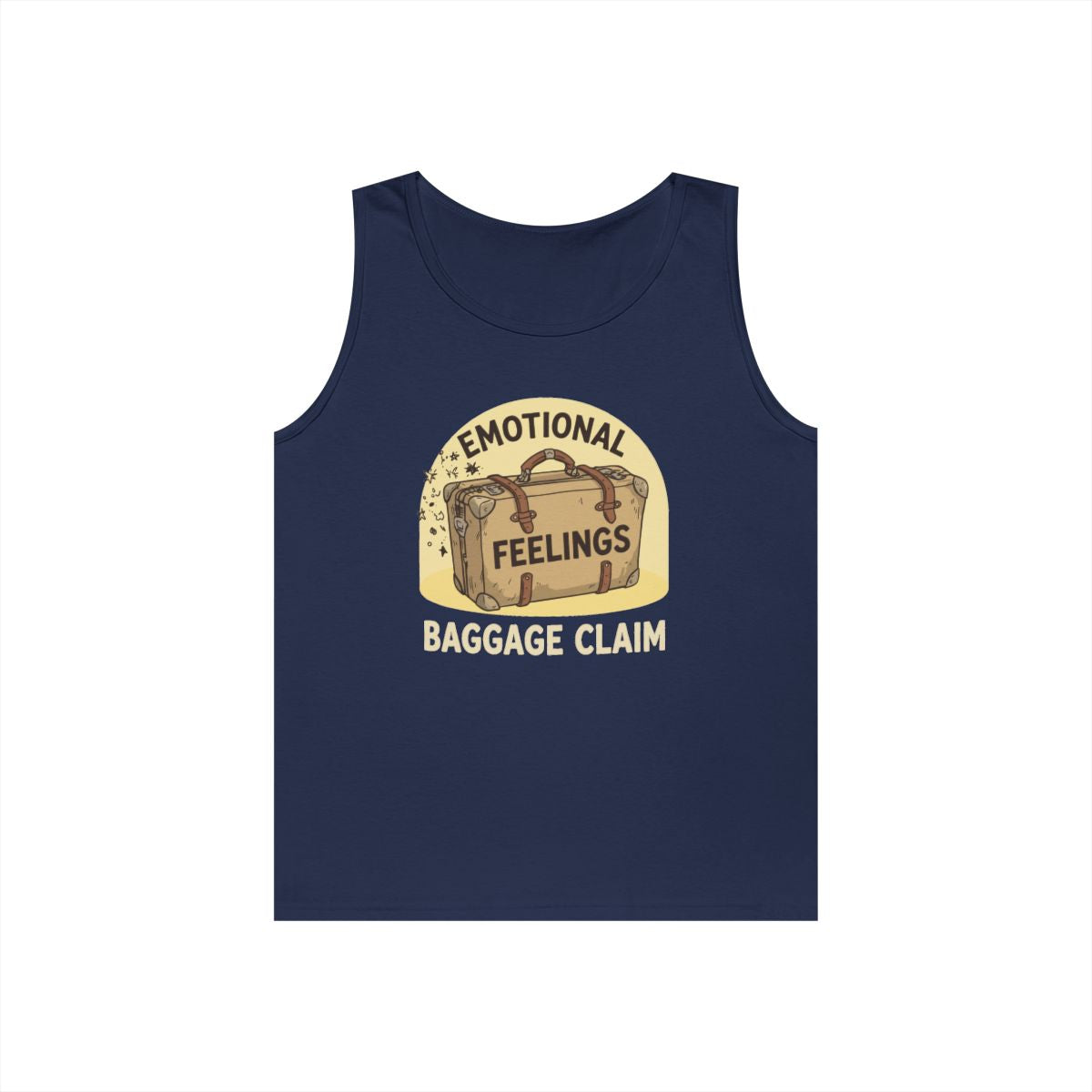 Color: Navy | Emotional Baggage Claim Tank Top