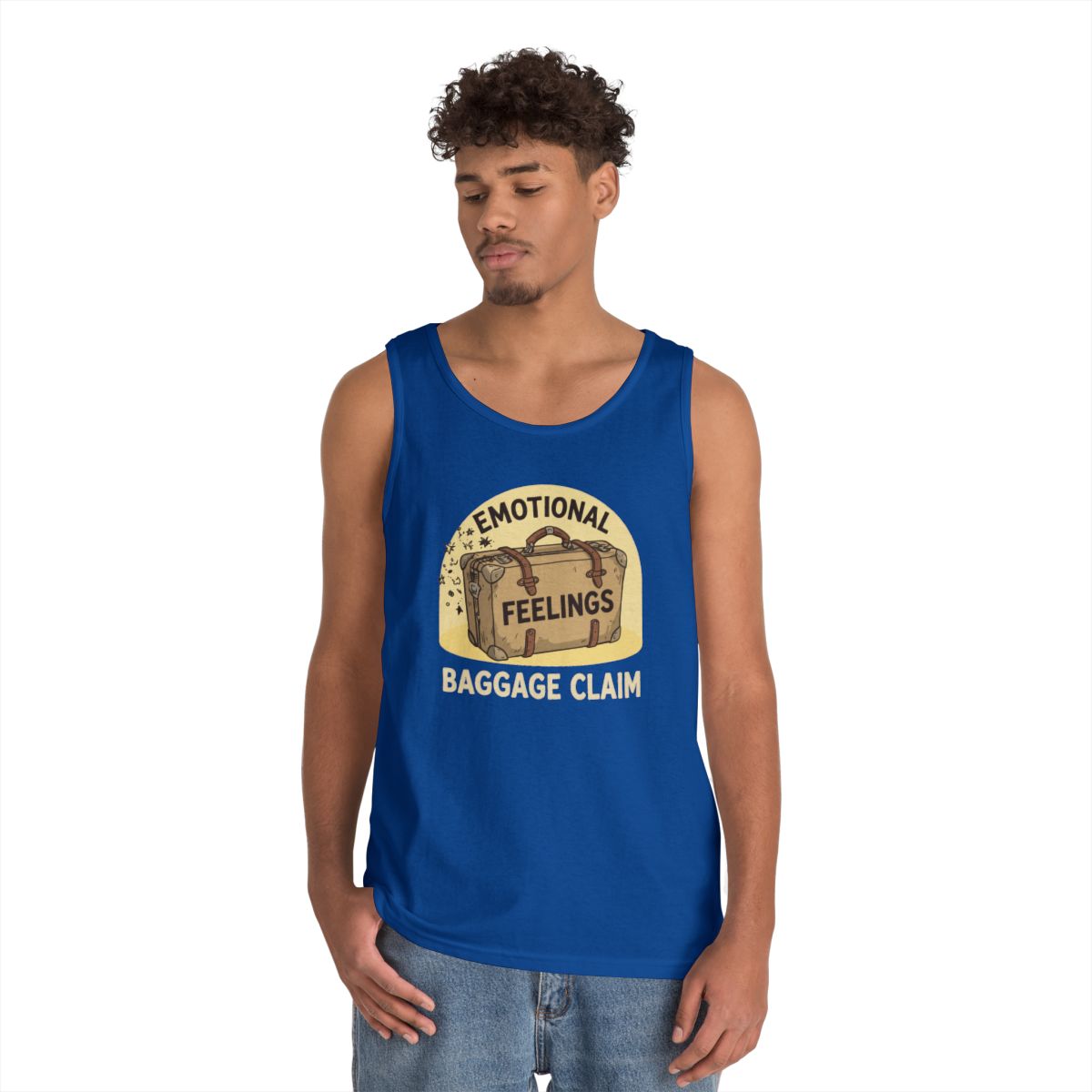 Color: Royal | Emotional Baggage Claim Tank Top