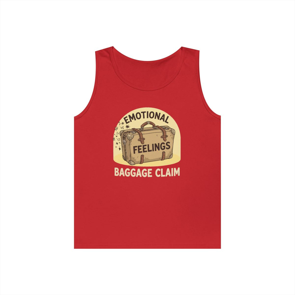 Color: Red | Emotional Baggage Claim Tank Top