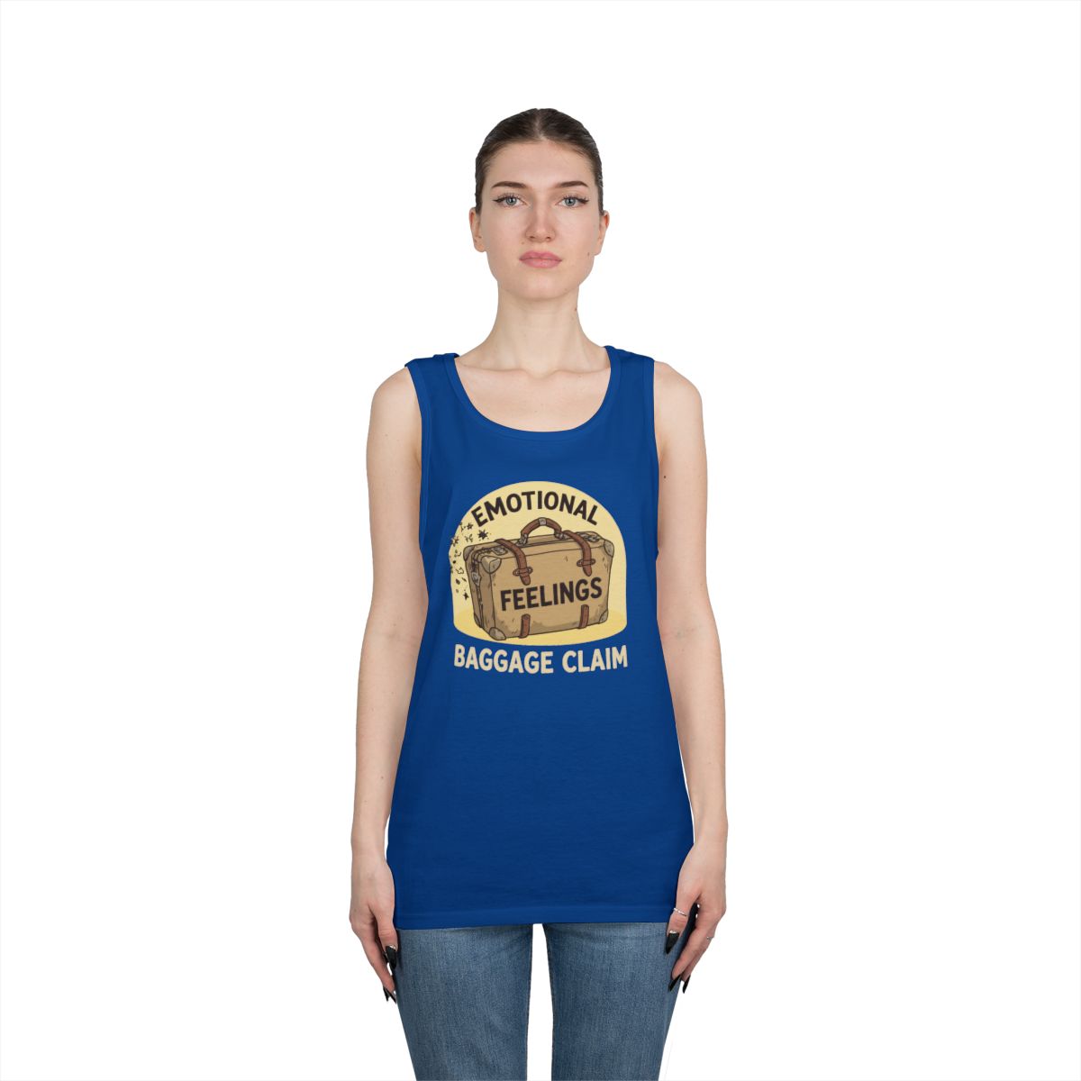 Color: Royal | Emotional Baggage Claim Tank Top