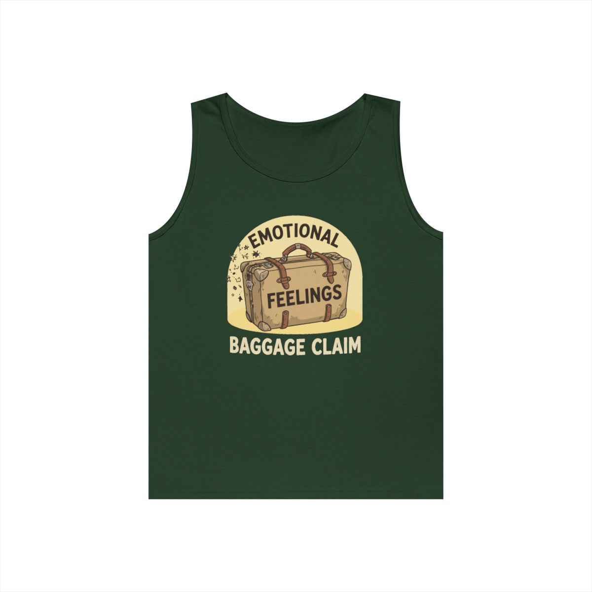 Color: Forest Green | Emotional Baggage Claim Tank Top