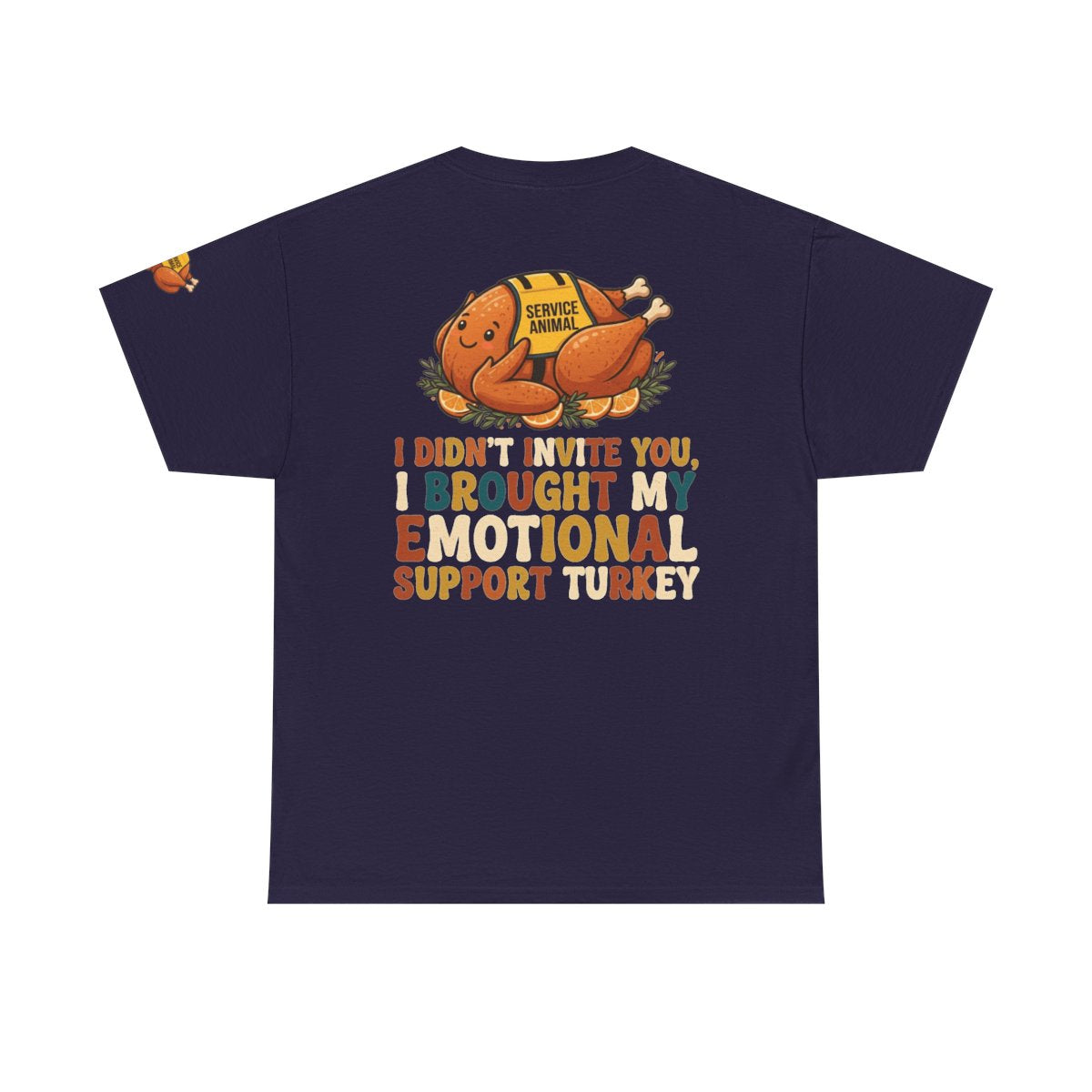 Color: Blackberry | Emotional Support Turkey Premium Graphic Tee