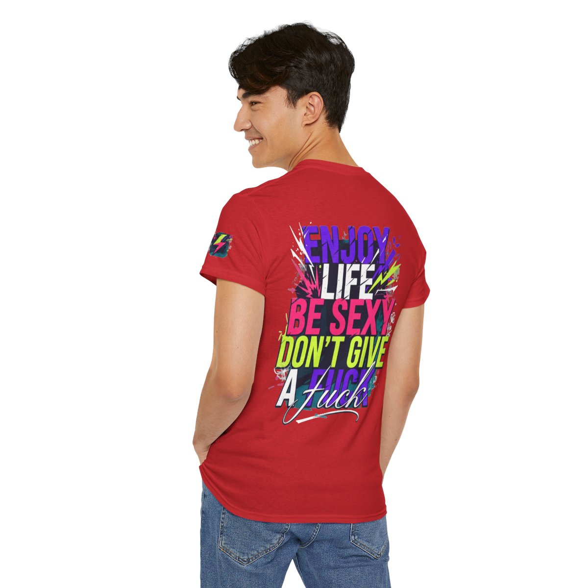 Color: Red | Enjoy Life Be Sexy Premium Graphic Tee