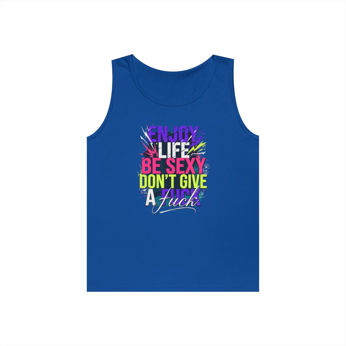 Color: Royal | Enjoy Life Be Sexy Tank Top