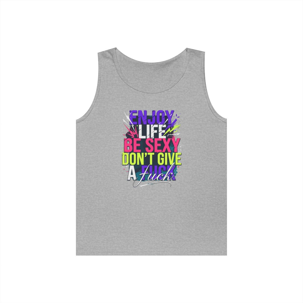 Color: Sport Grey | Enjoy Life Be Sexy Tank Top