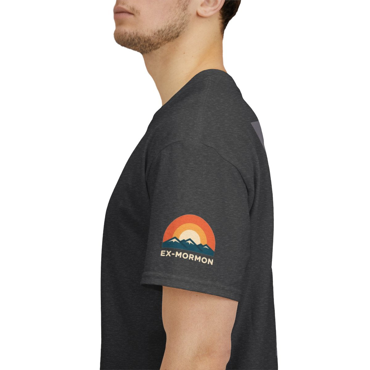 Color: Dark Heather | Ex Mormon Premium Graphic Tee