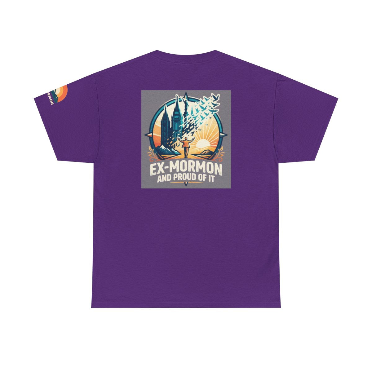 Color: Purple | Ex Mormon Premium Graphic Tee